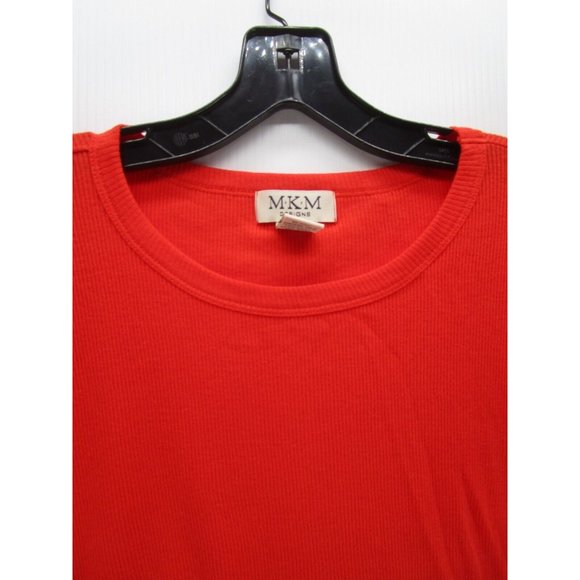 MKM Designs Shirt Plus 3X Pullover Top Casual Relaxed Knit Preppy - Picture 2 of 9